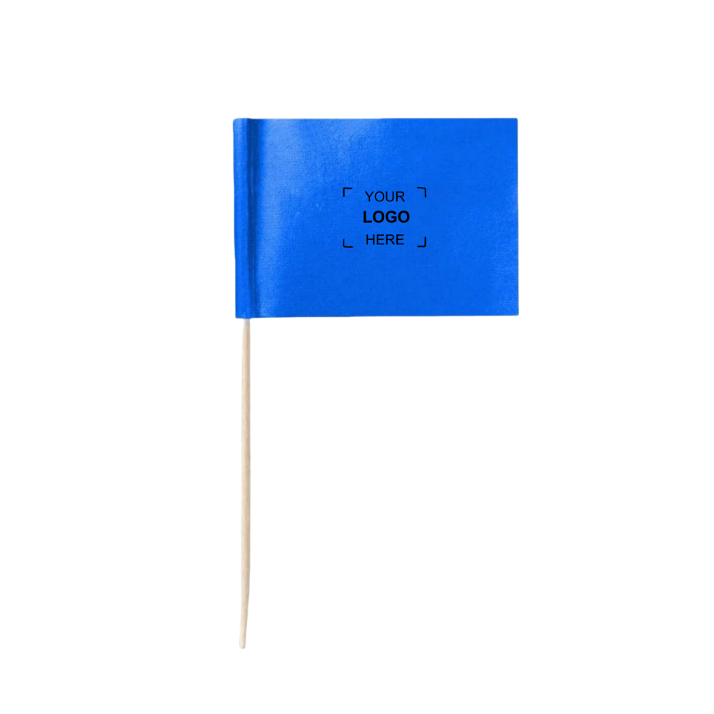 Full Color Imprinted Paper Flags