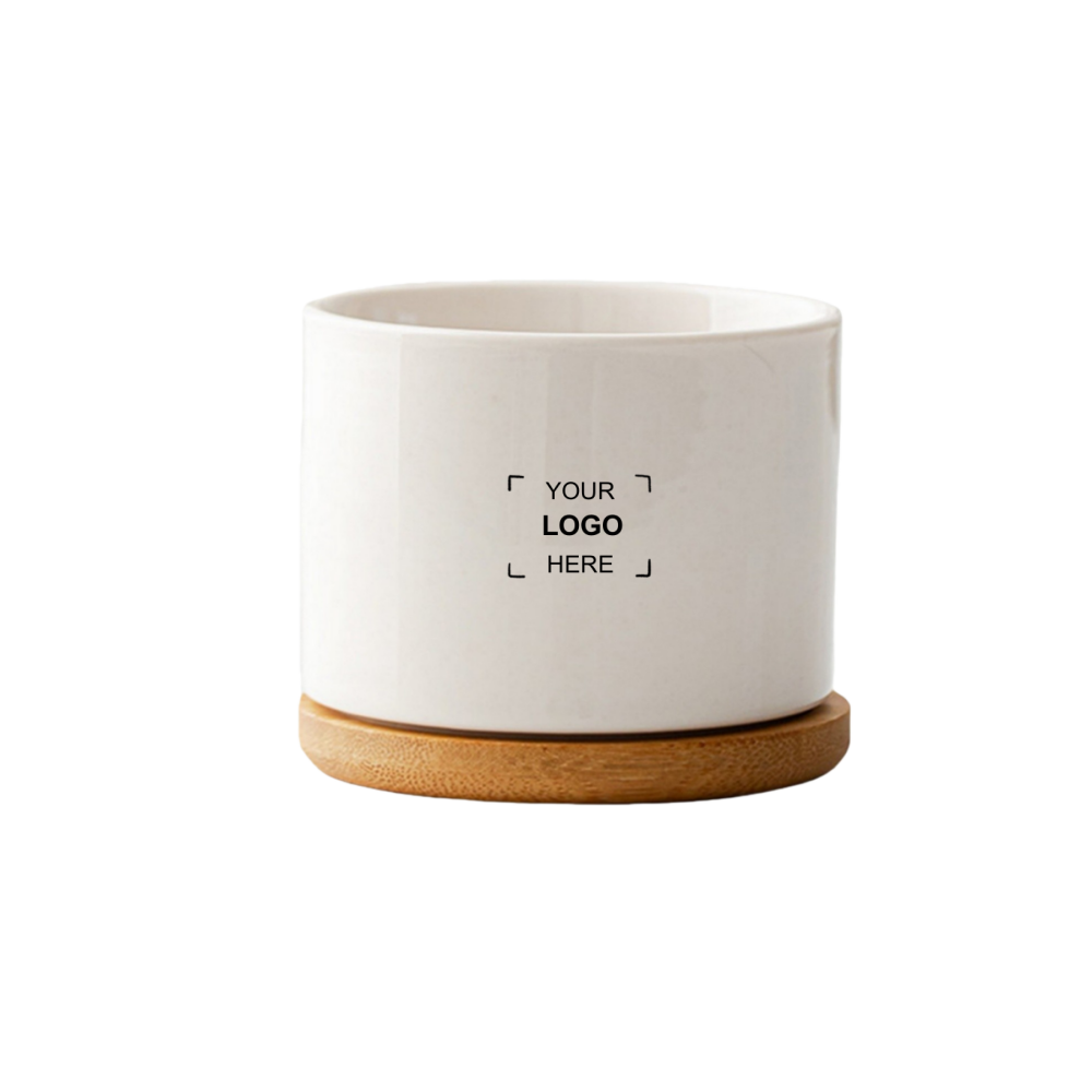 Round Ceramic Flower Pot