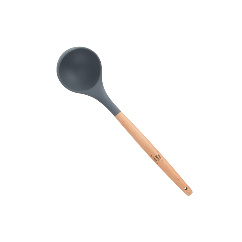 Soup Spoon with Wooden Handle