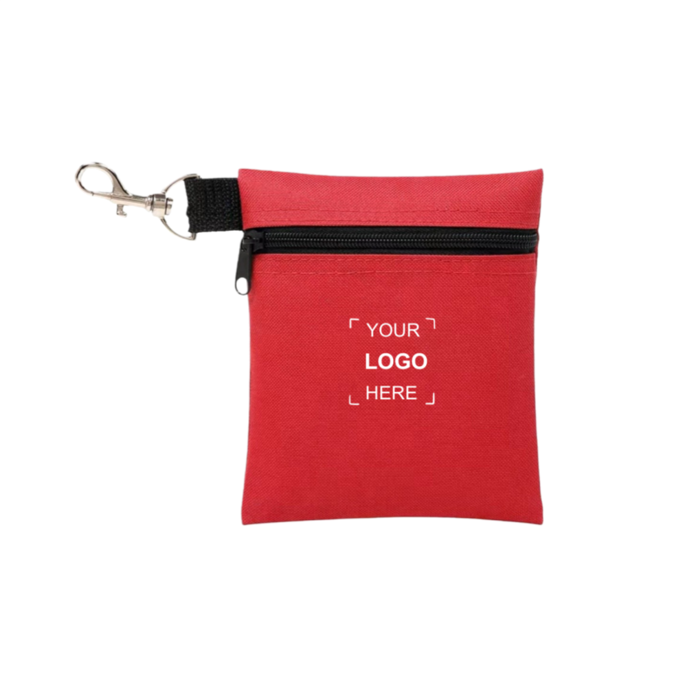 Zippered Golf Ball Bag