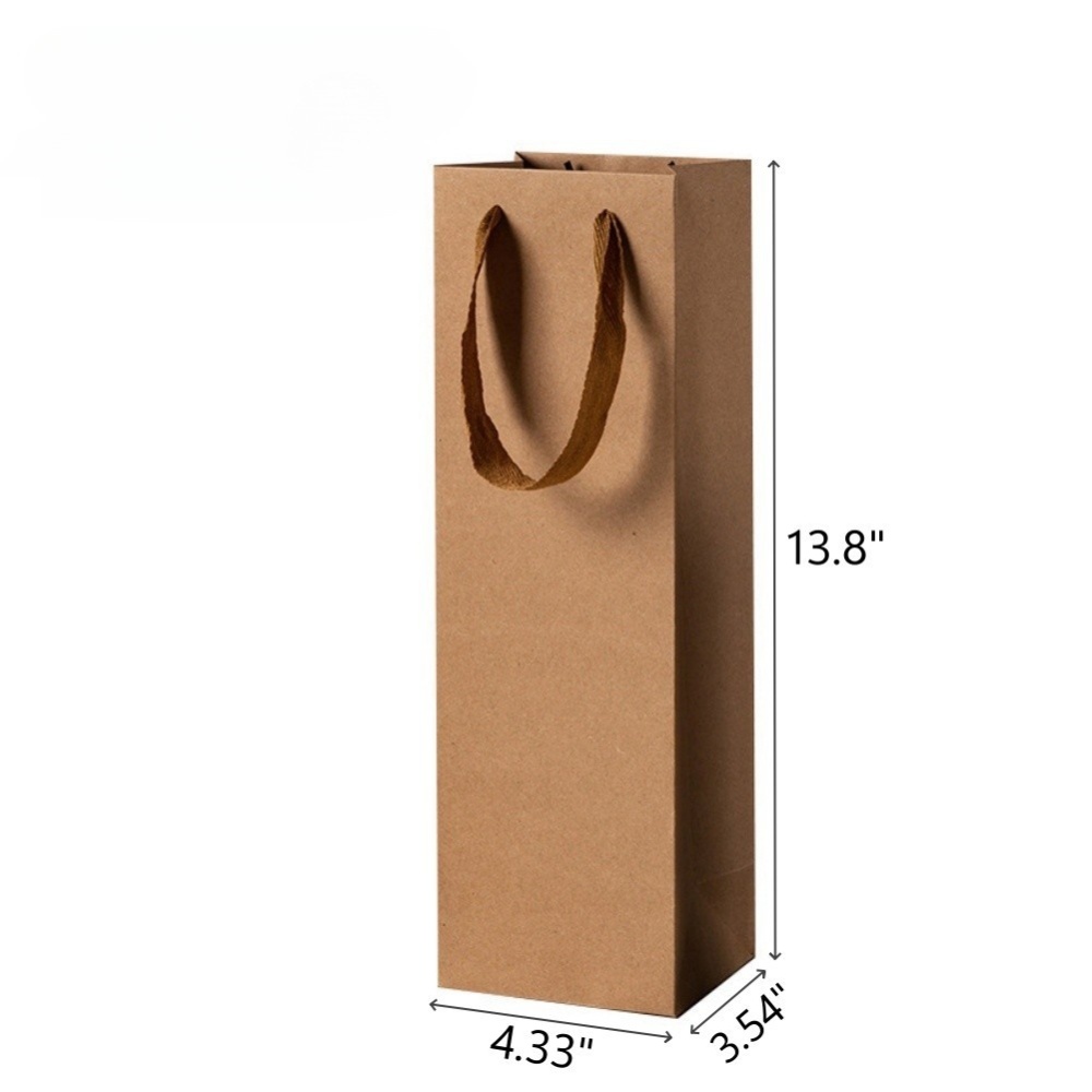 Paper Wine Tote Bag
