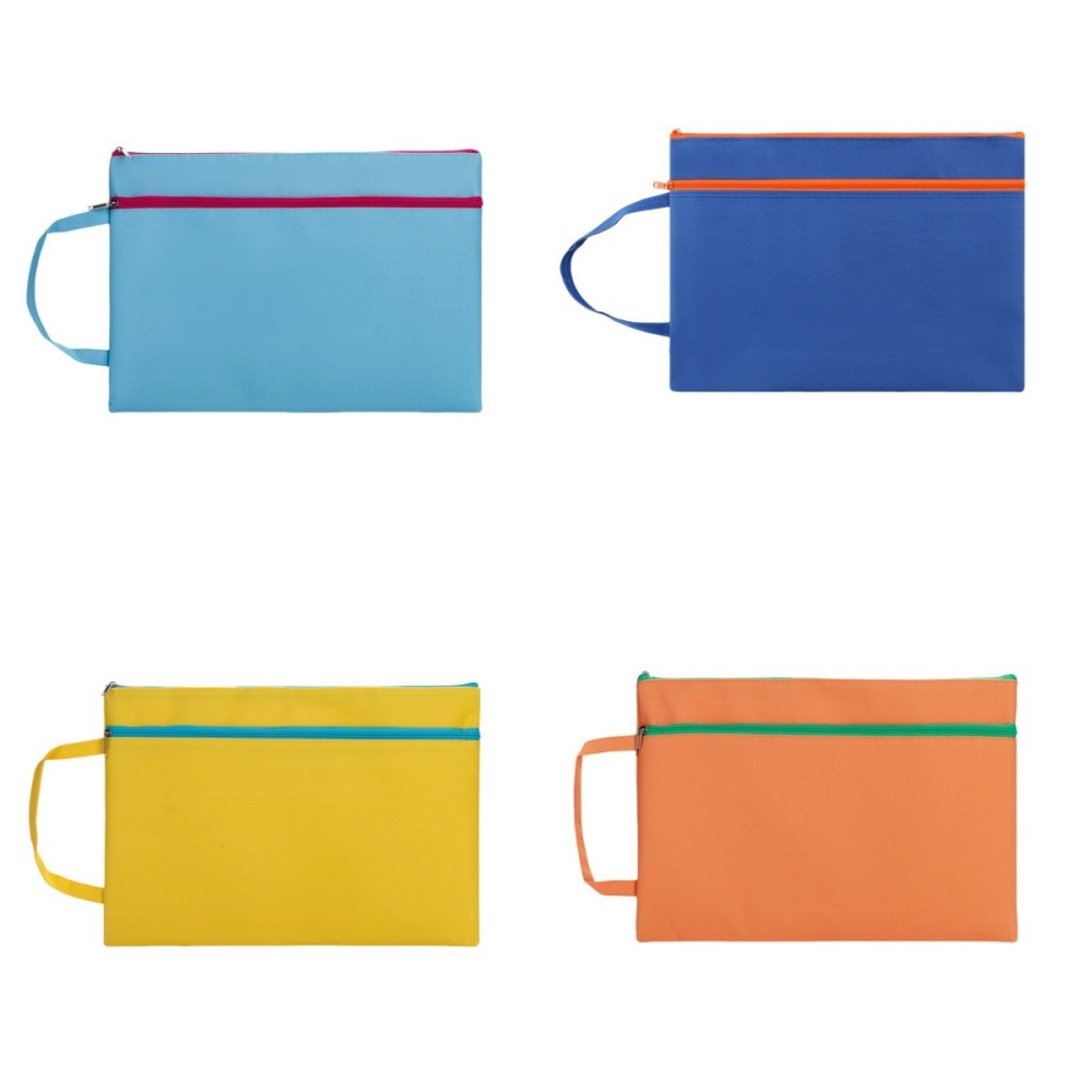 Zippered Document Bag