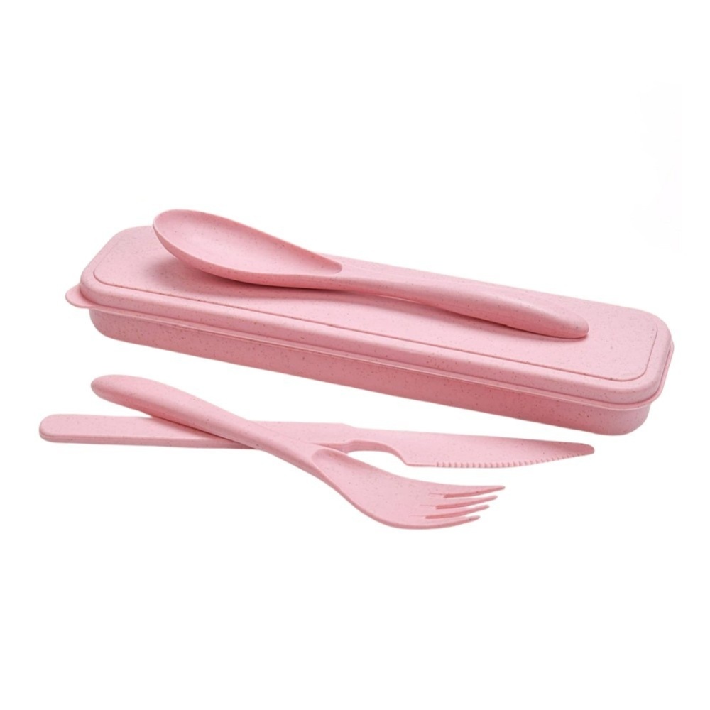 Portable Wheat Straw Cutlery Set