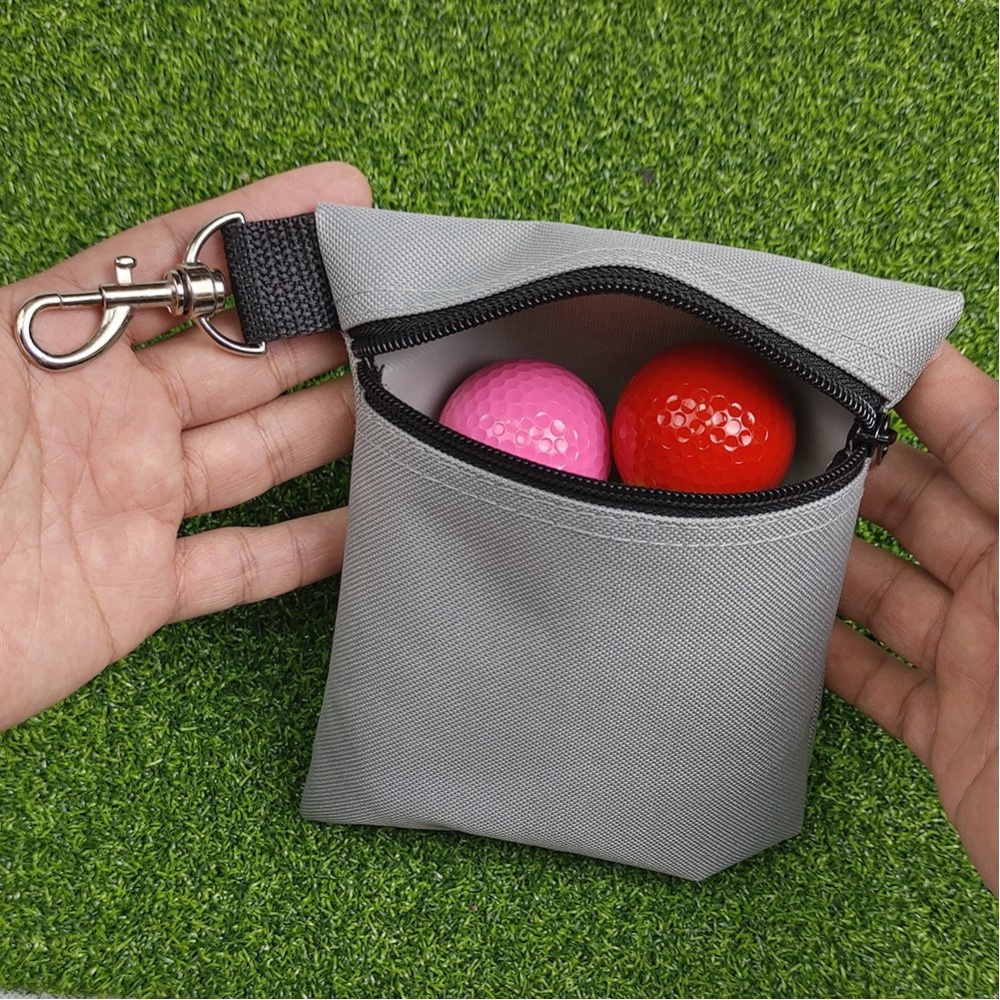 Zippered Golf Ball Bag