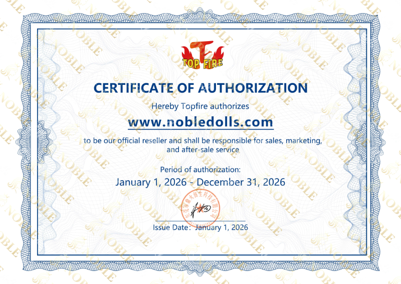 Top Fire Doll Certificate