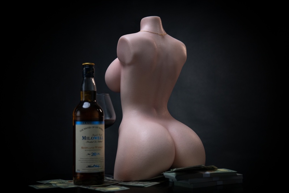 20.74LB Realistic Mini Silicone Sex Doll for Breast Fun LoveNestle Series Torso Madison LN-T-013 EVUSFD00074 [US Stock]