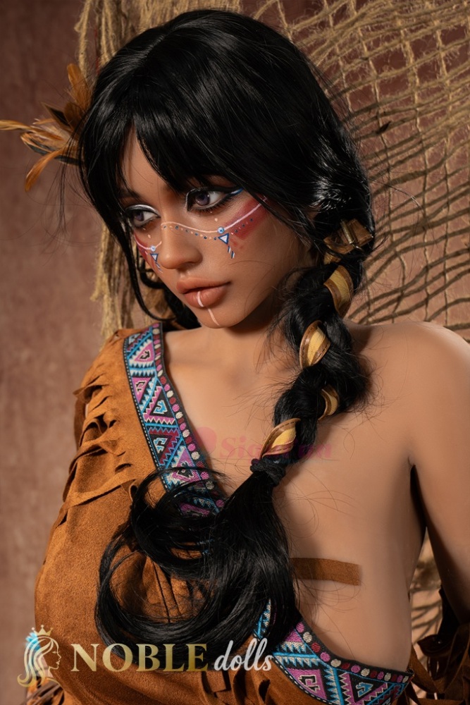 159cm / 5ft2 D-Cup Hybrid Sex Doll, Head SG3 Ada, Dark Tanned Skin SGUSFD00003 [US Stock]