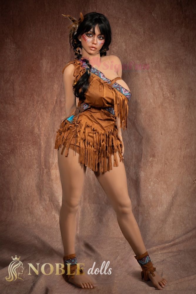 159cm / 5ft2 D-Cup Hybrid Sex Doll, Head SG3 Ada, Dark Tanned Skin SGUSFD00003 [US Stock]