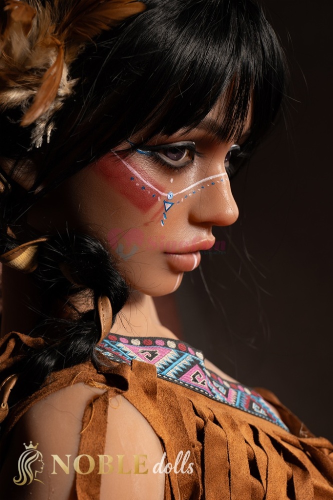 159cm / 5ft2 D-Cup Hybrid Sex Doll, Head SG3 Ada, Dark Tanned Skin SGUSFD00003 [US Stock]