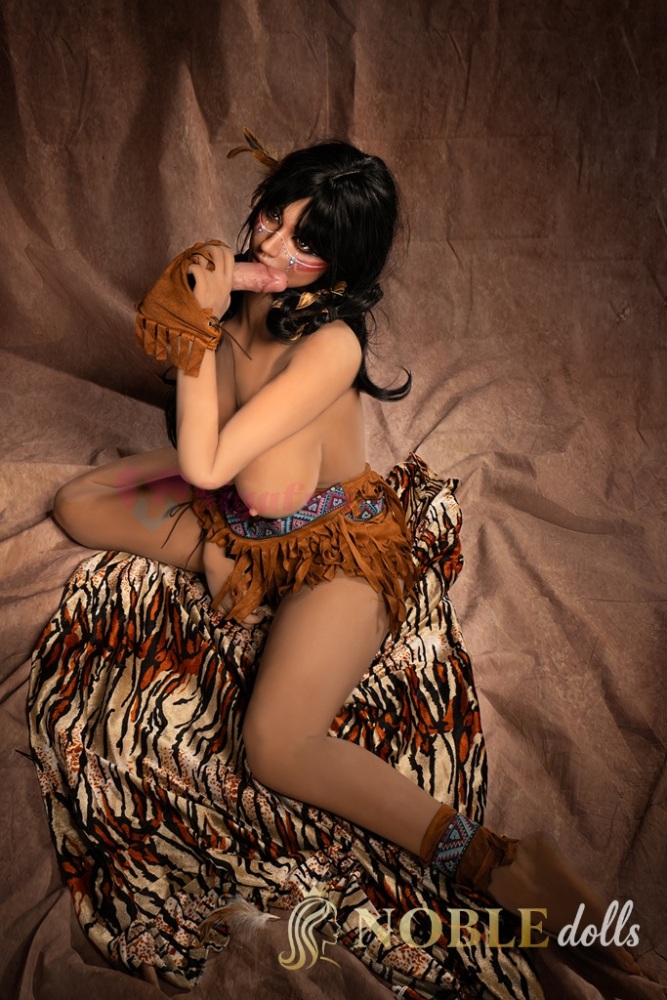 159cm / 5ft2 D-Cup Hybrid Sex Doll, Head SG3 Ada, Dark Tanned Skin SGUSFD00003 [US Stock]