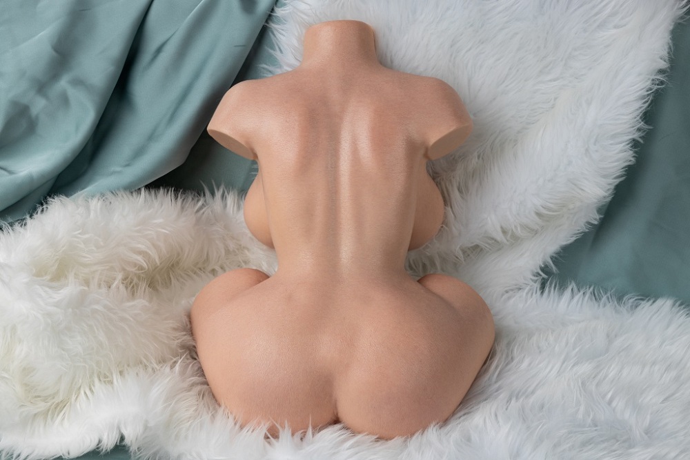 Aurora 76cm ( 2.49ft )  4.35kg Torso Half body Sex Doll with Huge breast YDUSFD00019