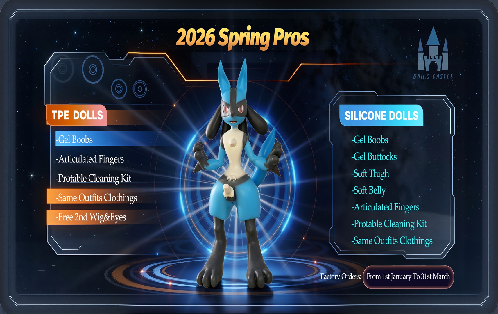 Irontech Doll Banner Top