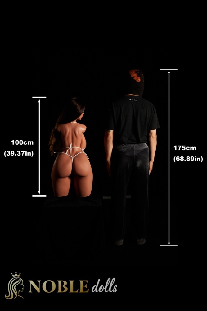 Climax 80cm / 2ft7 CLM ULW Series K-Cup Silicone Sex Doll Torso 884#, With Head Hazel [Ultra Lightweight]