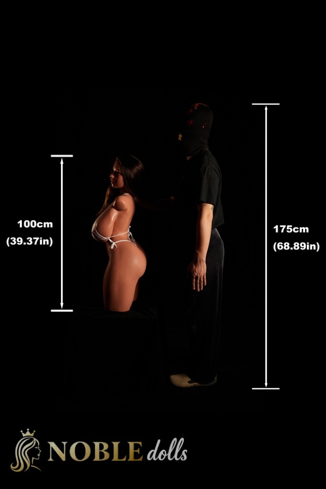 Climax 80cm / 2ft7 CLM ULW Series K-Cup Silicone Sex Doll Torso 884#, With Head Hazel [Ultra Lightweight]