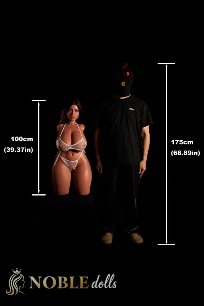 Climax 80cm / 2ft7 CLM ULW Series K-Cup Silicone Sex Doll Torso 884#, With Head Hazel [Ultra Lightweight]