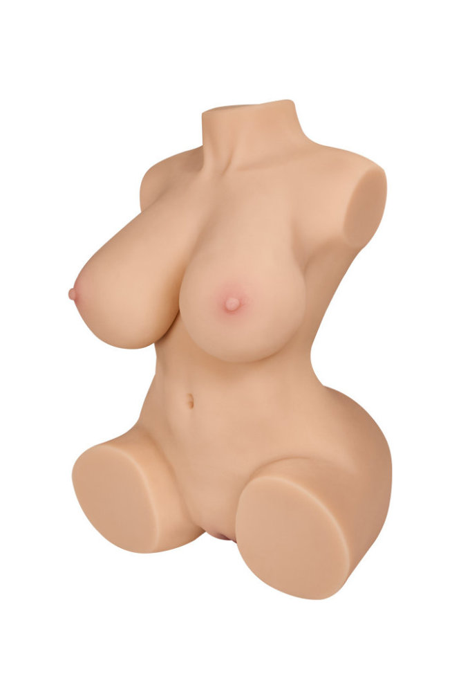 Tantaly 48.5cm /( 1.6ft )  29.8lbs Big Boobs Sex Doll Torso Britney Fair 2.0, Fast Shipping [US Stock]