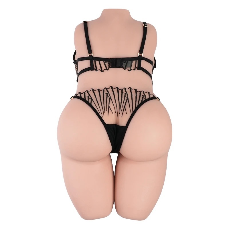 Tantaly 63cm/(2ft1) 54.5LB BBW Big Tits TPE Sex Doll Torso Freya, Fair Skin, Fast Shipping [US Stock]