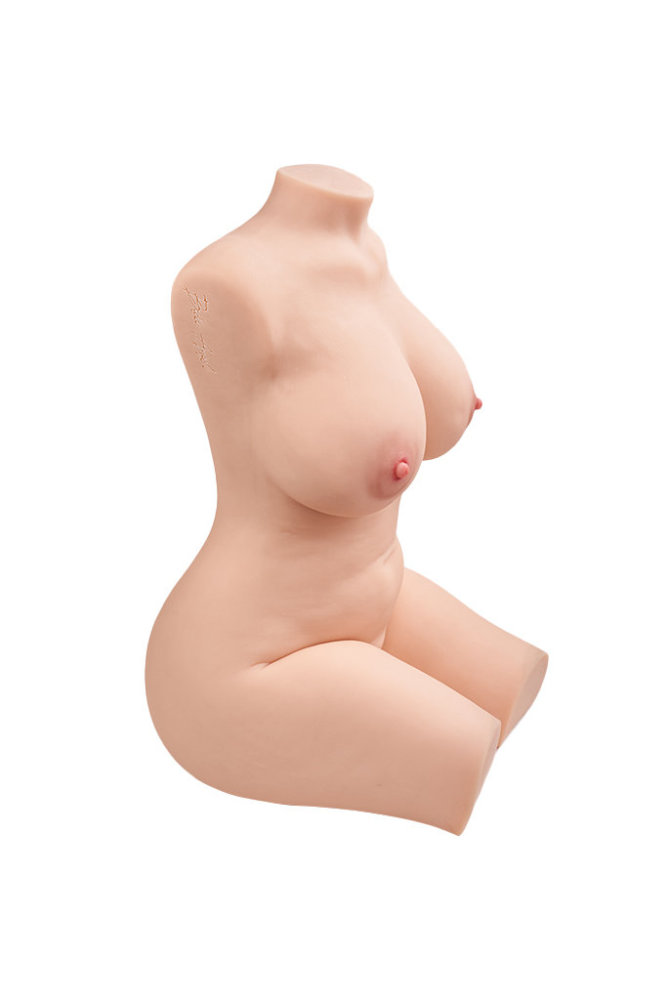 Tantaly 74cm/(2ft4) 57LB Busty Blonde Milf Celebrity Sex Doll Torso Badd Angel , Fair Skin, Fast Shipping [US Stock]