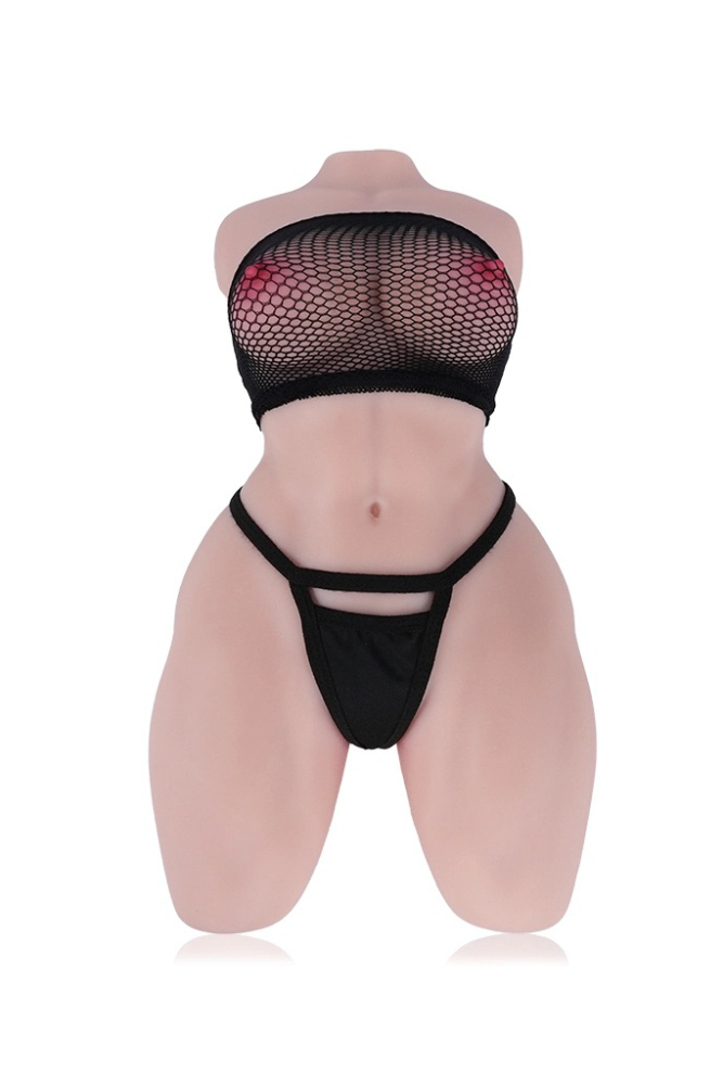 Tantaly 41cm/(1ft4) 11LB Muscular Mini Affordable TPE Sex Doll Torso Hannah Mini , Fair Skin, Fast Shipping [US Stock]
