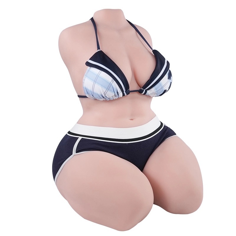 Tantaly 64cm/(2ft1) 43.9LB Muscular Football Girl Fit TPE Sex Doll Torso Hannah, Fair Skin, Fast Shipping [US Stock]