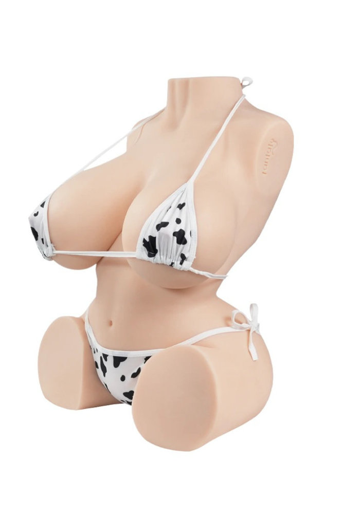 Tantaly 58.5cm/(1ft9) 47.6LB Busty Lover with Big Boobs Adult Sex Doll Torso Nicol, Fair Skin, Fast Shipping [US Stock]