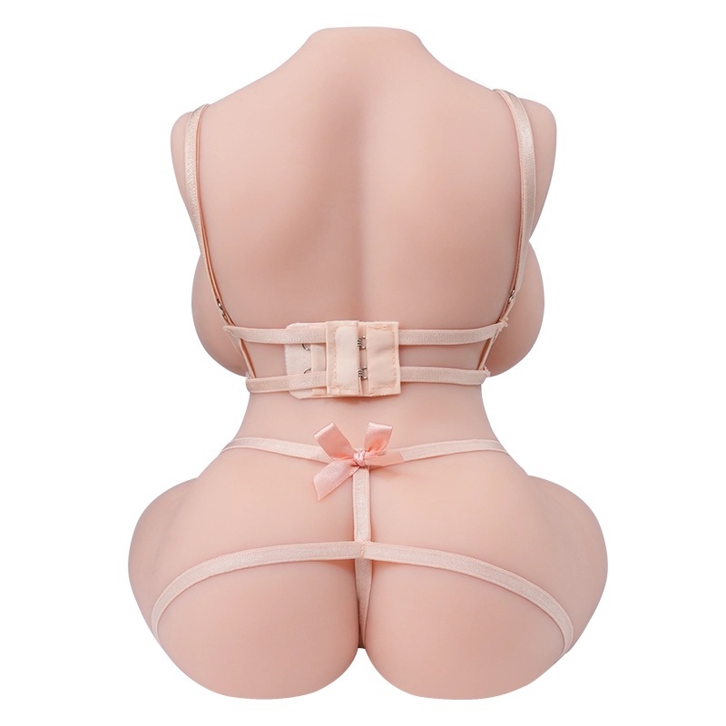 Tantaly 32cm/(1ft) 8lbs Mini Affordable TPE Sex Doll Torso Selena, Fair Skin, Fast Shipping [US Stock]