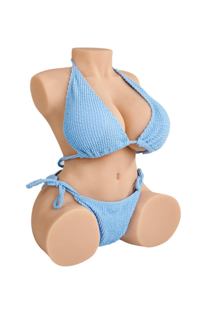 Tantaly 48.5cm /( 1.6ft )  29.8lbs Big Boobs Sex Doll Torso Britney Fair 2.0, Fast Shipping [US Stock]