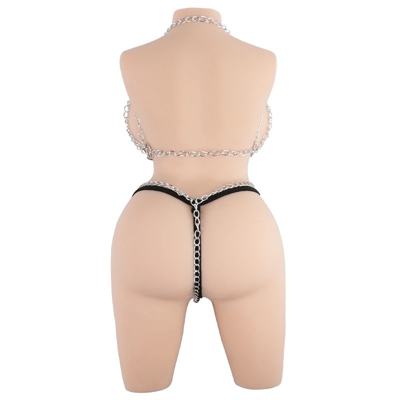 Tantaly 54cm/(1ft9) 20.3LB Big Penis Trans Sex Doll Torso Transsexual Sarina, Fair Skin, Fast Shipping [US Stock]