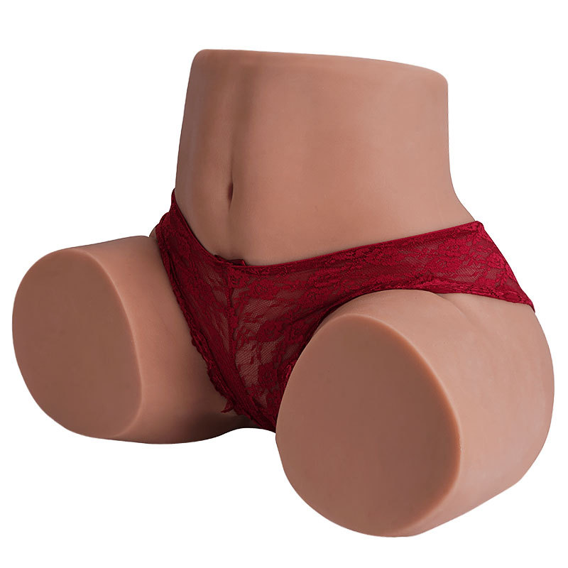 Tantaly 28.8cm, 33.1LB Big Ass Realistic Pussy TPE Sex Doll Torso with Tantabutt Rosie, Wheat Skin, Fast Shipping [US Stock]