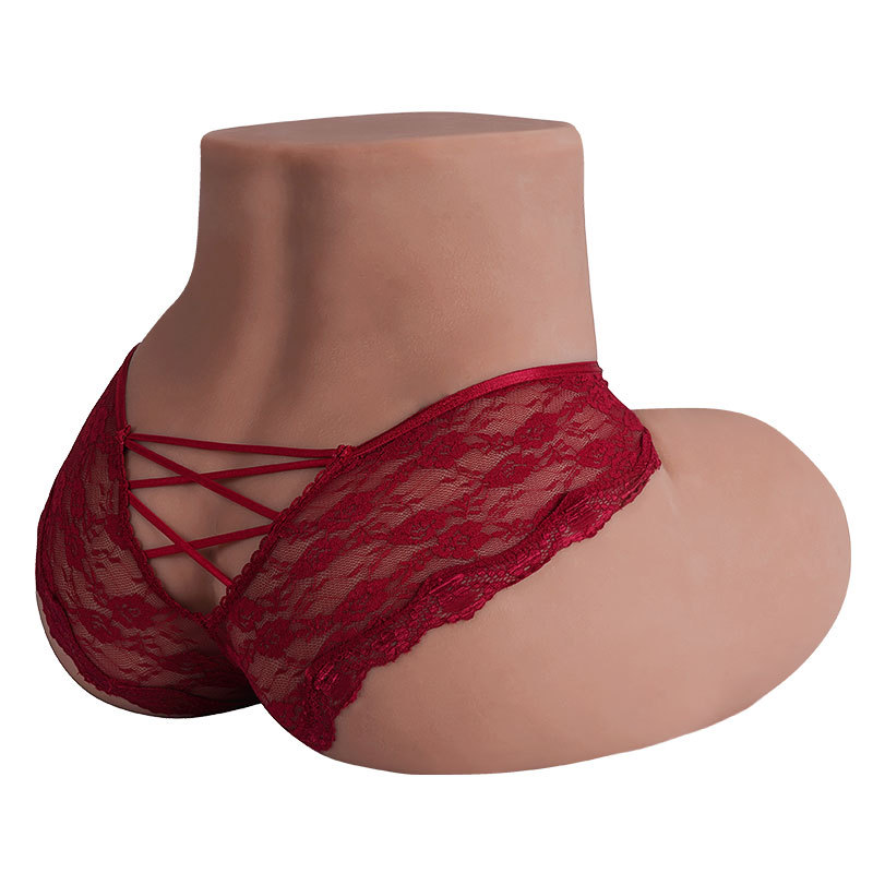Tantaly 28.8cm, 33.1LB Big Ass Realistic Pussy TPE Sex Doll Torso with Tantabutt Rosie, Wheat Skin, Fast Shipping [US Stock]