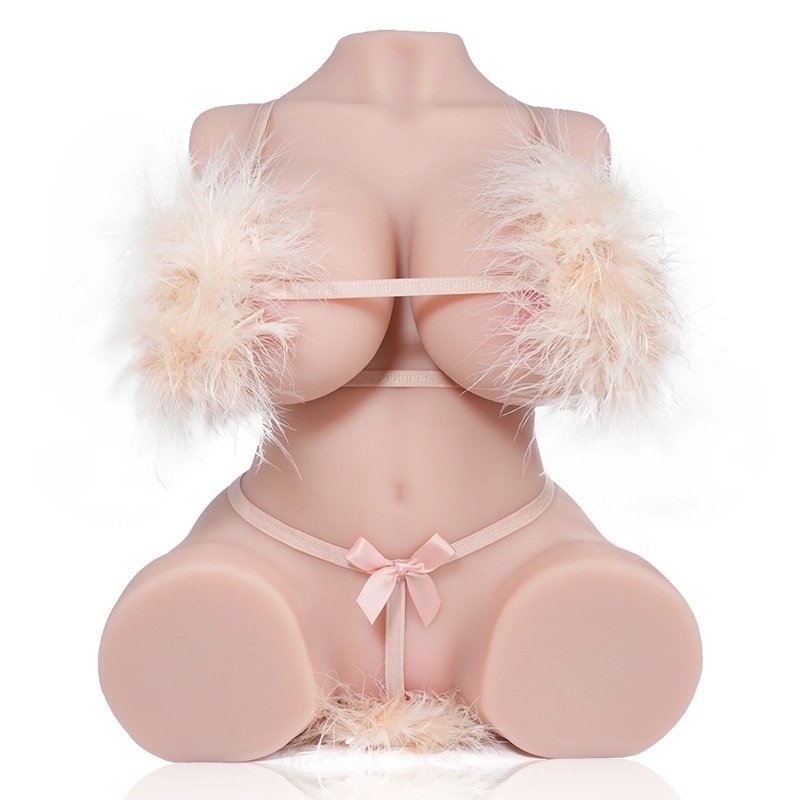 Tantaly 32cm/(1ft) 8lbs Mini Affordable TPE Sex Doll Torso Selena, Fair Skin, Fast Shipping [US Stock]