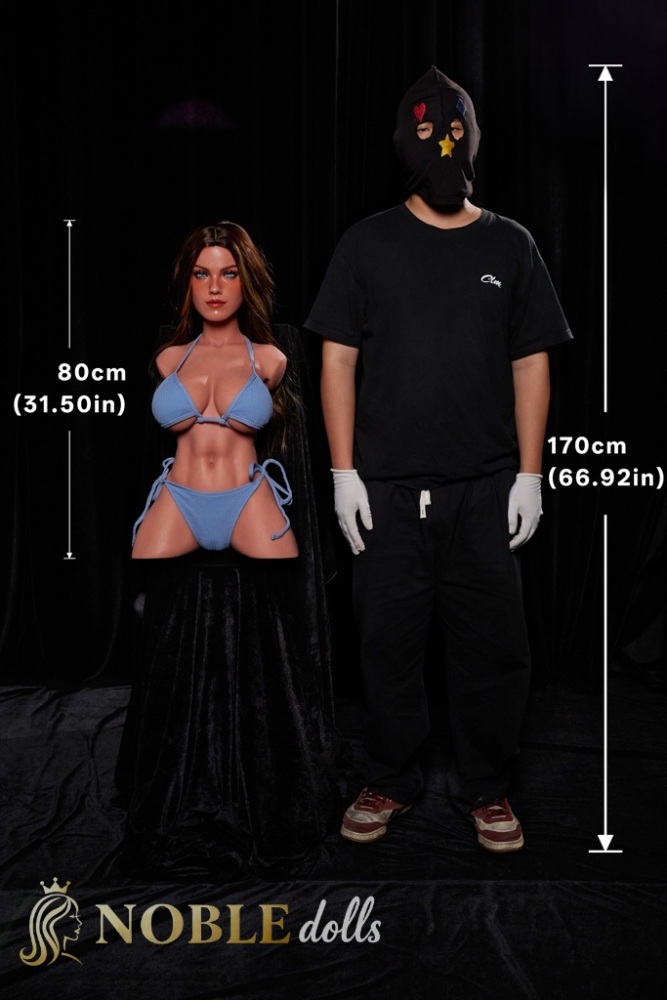 Climax Doll Emma 80cm/2ft7 Silicone Custom Sex Doll Torso-[Ultra Lightweight 664#]-F-Cup, Head Emma