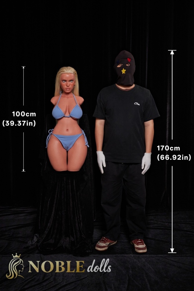 Climax Doll Fiora 80cm/2ft7 Silicone Custom Sex Doll Torso-[Ultra Lightweight 883#]-E-Cup, Head Fiora