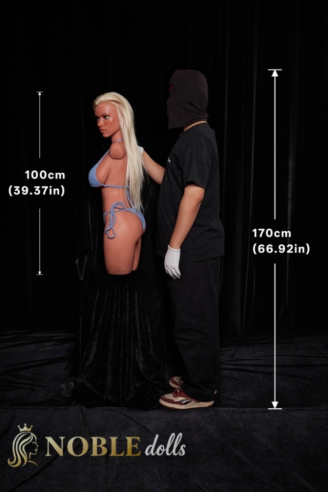 Climax Doll Fiora 80cm/2ft7 Silicone Custom Sex Doll Torso-[Ultra Lightweight 883#]-E-Cup, Head Fiora