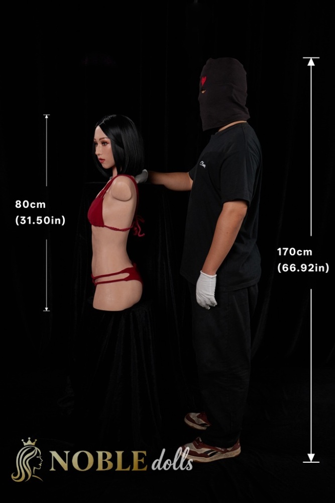 Climax Doll Miyoshi 80cm/2ft7 Silicone Custom Sex Doll Torso-[Ultra Lightweight 661#]-AA-Cup, Head Miyoshi