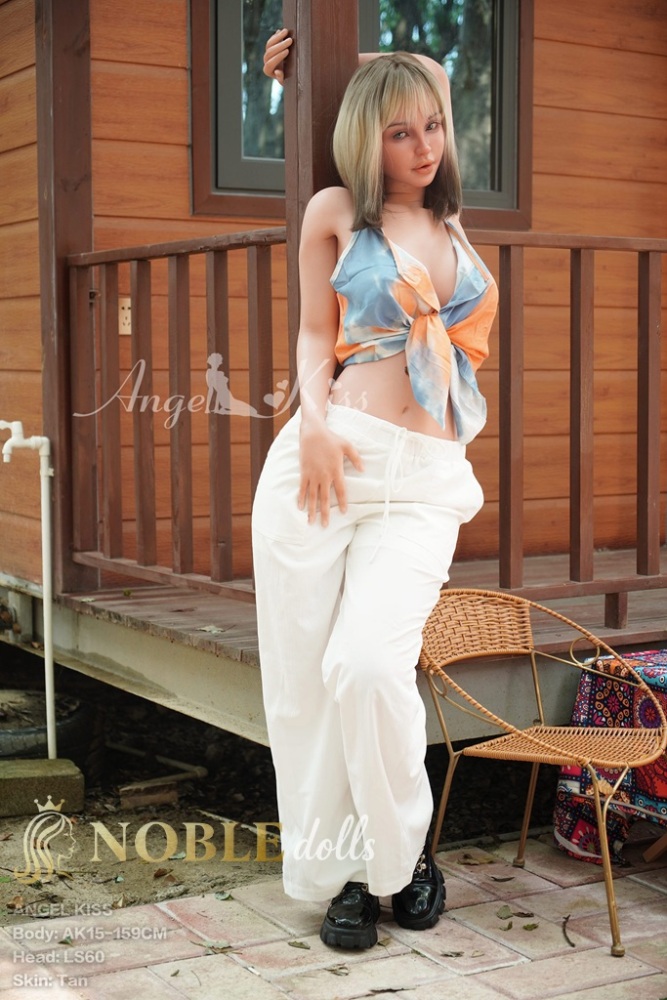 Angelkiss Doll Clara 159cm/5ft2 Full Silicone Custom Sex Doll, F-Cup, Tan Skin, Head LS60