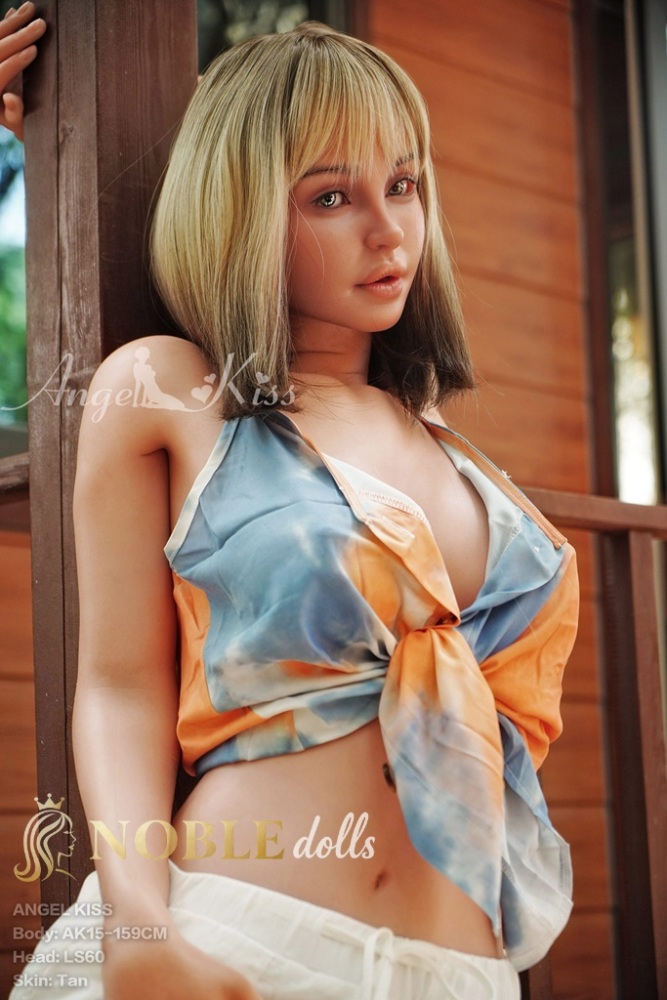 Angelkiss Doll Clara 159cm/5ft2 Full Silicone Custom Sex Doll, F-Cup, Tan Skin, Head LS60