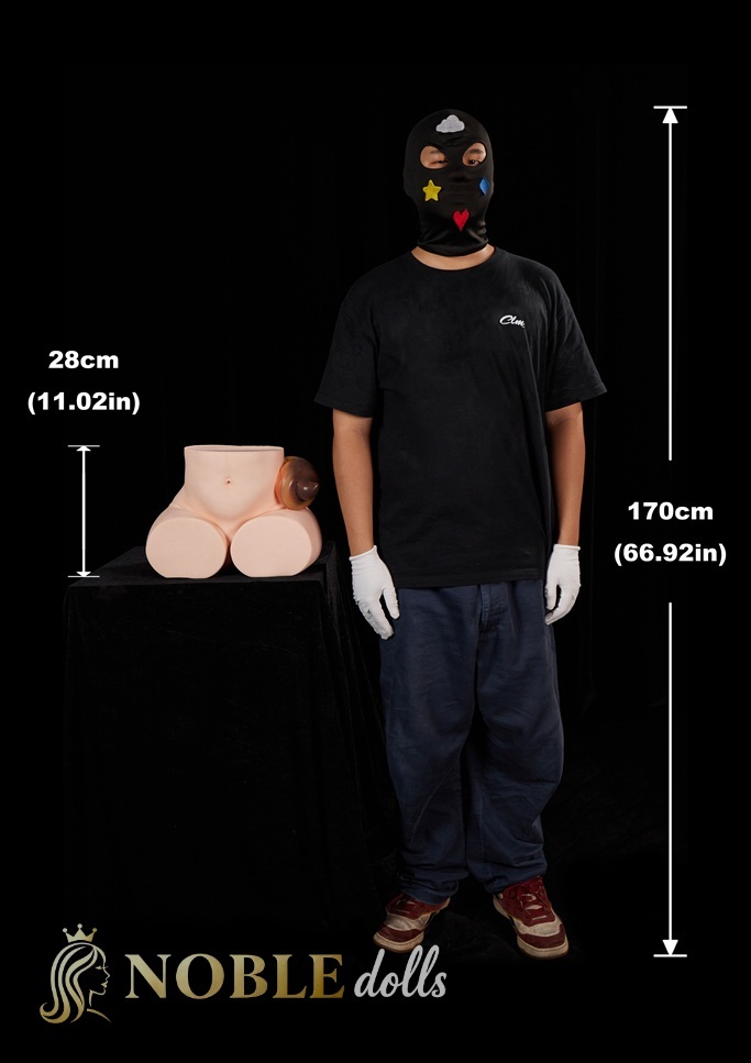 Climax Doll 34cm/1ft1 Silicone Custom PA-Peppy Butt Torso - New Torso