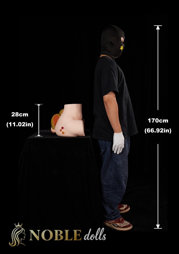 Climax Doll 34cm/1ft1 Silicone Custom PA-Peppy Butt Torso - New Torso