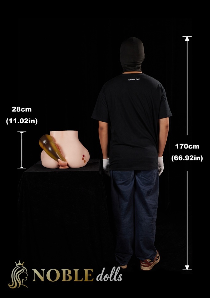 Climax Doll 34cm/1ft1 Silicone Custom PA-Peppy Butt Torso - New Torso
