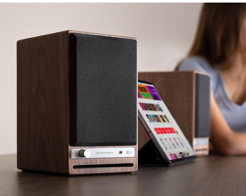 Audioengine HD4 24-bit Bluetooth bookshelf speaker - TV, desktop, stereo, music, movies and games - Bluetooth aptX adaptive 5.3