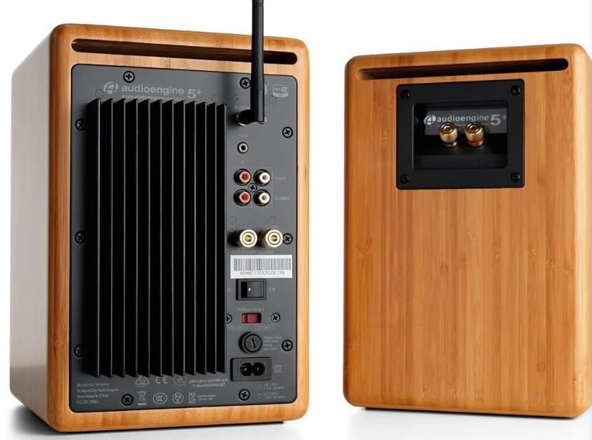 Audioengine A5 Powered Bookshelf Speaker - Advanced 150W Stereo Speaker for Music, Games, Turntable, Home Theater System - Powerful Studio Monitor