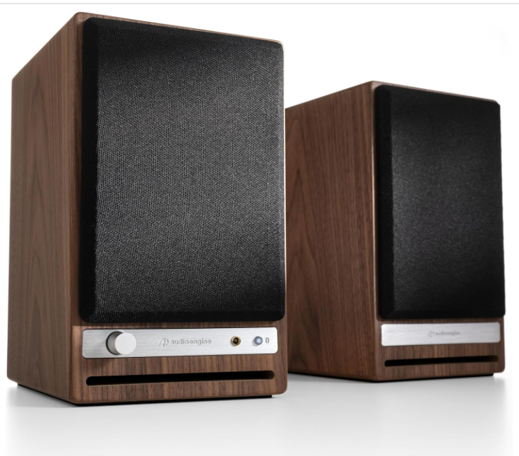 Audioengine HD4 24-bit Bluetooth bookshelf speaker - TV, desktop, stereo, music, movies and games - Bluetooth aptX adaptive 5.3