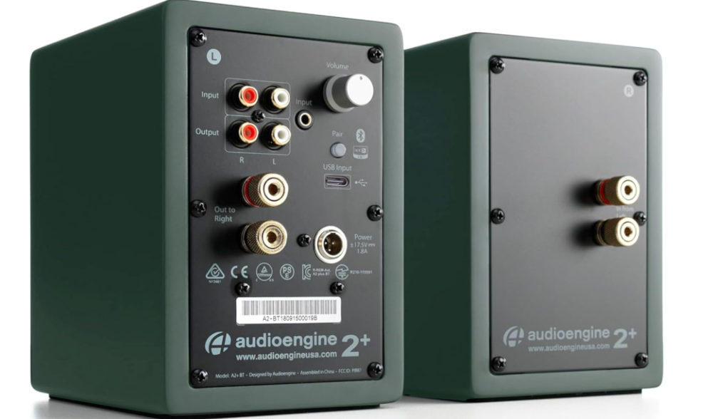 Audioengine A2+ Desktop 24-Bit Limited Edition Wireless Bluetooth Desktop Speaker - 60W Computer Speaker for Music and Game Accessories---