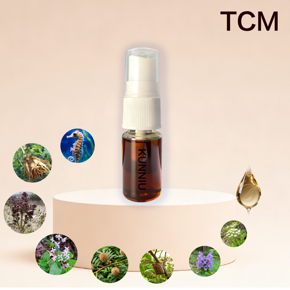 Kunniu Hippocampus Kidney - Yang Health - Care Liquid   NO.98*3bottle  ( a course of treatment )Suitable for men over 48 years old Testosterone Spray for Men (Topical)TCM