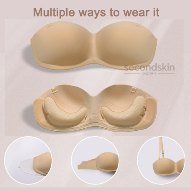 Air-filled Backless Bra that Instant Volume Boost 