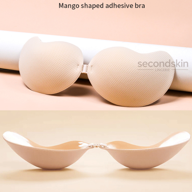 Fabric Adhesive Bra Hypoallergenic Strapless Bra for Deep V-necklines