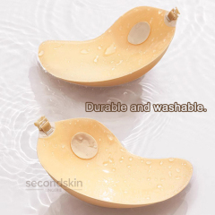 Fabric Adhesive Bra Hypoallergenic Strapless Bra for Deep V-necklines