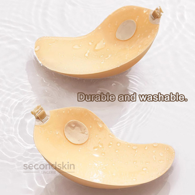 Fabric Adhesive Bra Hypoallergenic Strapless Bra for Deep V-necklines