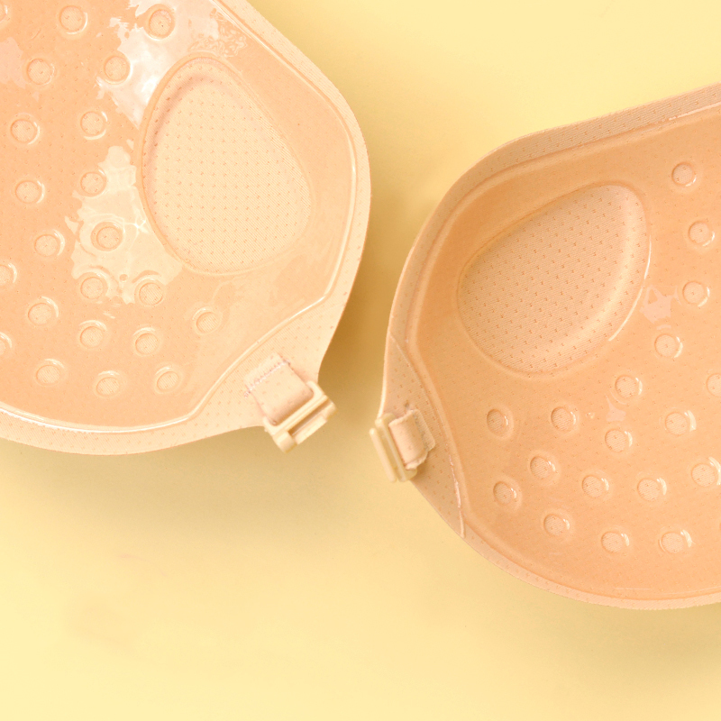 Lightweight & Seamless Thin Fabric Adhesive Bra for Sensitive Skin